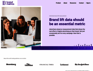 brandmetrics.com screenshot