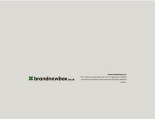 brandnewbox.co.uk screenshot