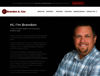 brandonacox.com screenshot
