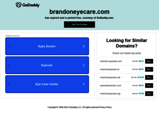 brandoneyecare.com screenshot