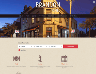 brandonhotel.com.au screenshot