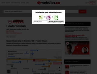 brandonnissan.ca screenshot