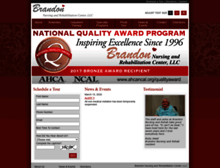 brandonrehabcenter.com screenshot