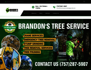 brandonstreeservice.com screenshot