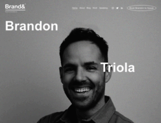 brandontriola.com screenshot