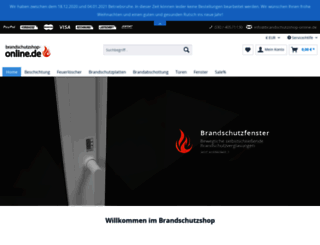 brandschutzshop-online.de screenshot
