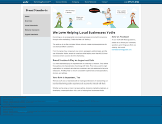 brandstandards.yodle.com screenshot