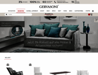 brandstores-gervasoni.de screenshot