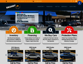 brandtautobrokers.com screenshot