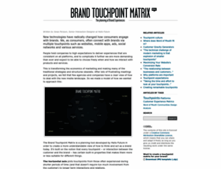 brandtouchpointmatrix.com screenshot