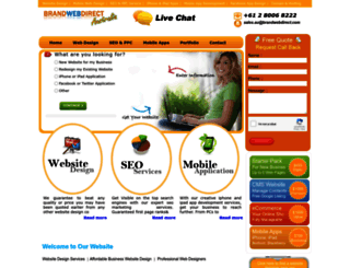 brandwebdirect.com.au screenshot