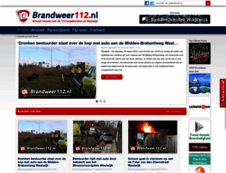 brandweer112.nl screenshot