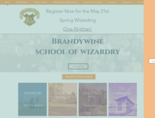 brandywineschoolofwizardry.com screenshot