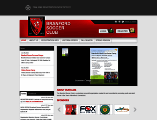 branfordsoccer.org screenshot