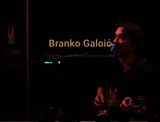branko-galoic.com screenshot