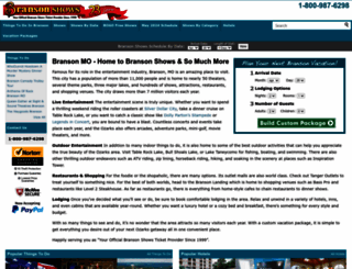 bransonshows.com screenshot