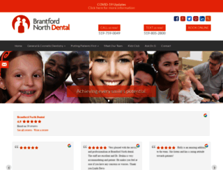 brantfordnorthdental.ca screenshot