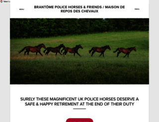 brantomepolicehorses.com screenshot