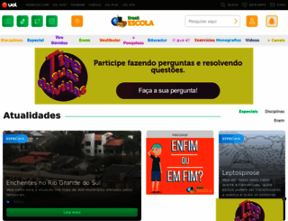 brasilescola.com screenshot