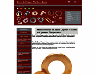 brass-copper-washers.com screenshot
