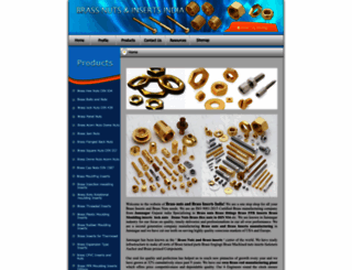 brass-nuts-inserts.com screenshot