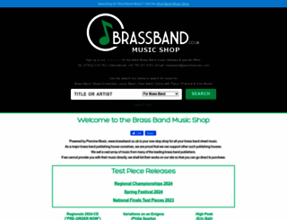 brassband.co.uk screenshot