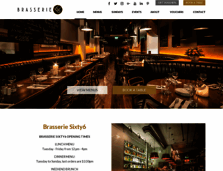 brasseriesixty6.com screenshot