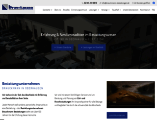 brauckmann-bestattungen.de screenshot