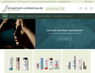 braukmann-onlineshop.de screenshot