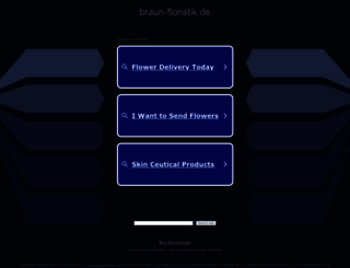 braun-floristik.de screenshot
