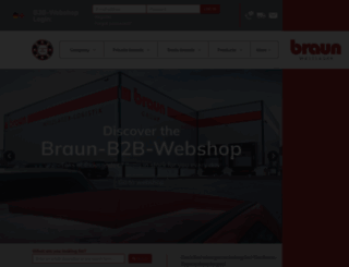 braun-waelzlager.de screenshot