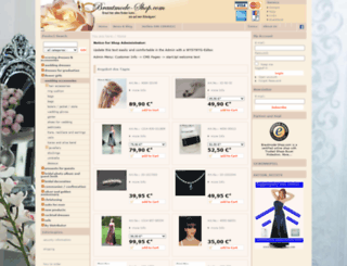 brautmode-shop.com screenshot