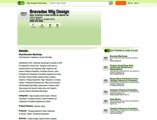 bravadas-wig-design.hub.biz screenshot
