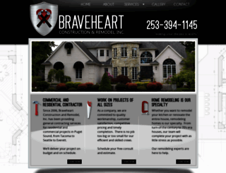 braveheartconstruction.com screenshot