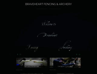 braveheartfencing.com screenshot