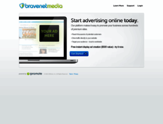 bravenet.ipromote.com screenshot