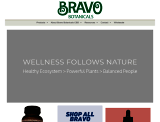 bravobotanicals.com screenshot