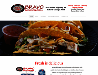 bravomexgrill.com screenshot
