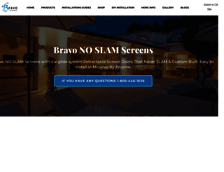 bravoscreens.com screenshot