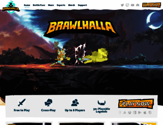 brawlhalla.com screenshot