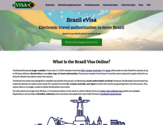 brazilevisas.com screenshot