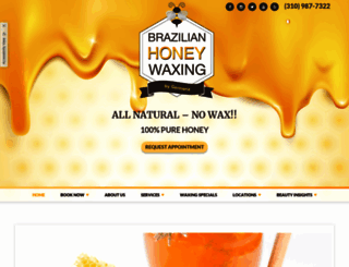 brazilianhoneywaxing.com screenshot