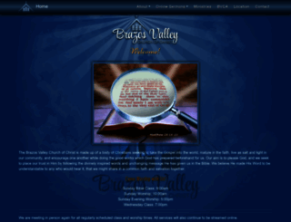 brazosvalleychurchofchrist.com screenshot