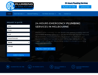 brcplumbing.com.au screenshot