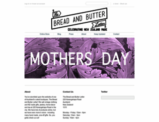 breadandbutterletter.co.nz screenshot