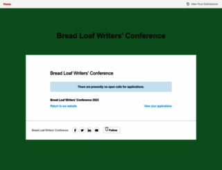 breadloaf.submittable.com screenshot