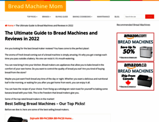 breadmachinemom.com screenshot