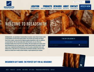 breadsmith.com screenshot