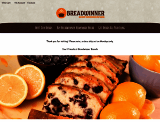 breadwinnerbreads.com screenshot