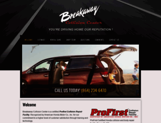 breakawaycollisioncenter.com screenshot